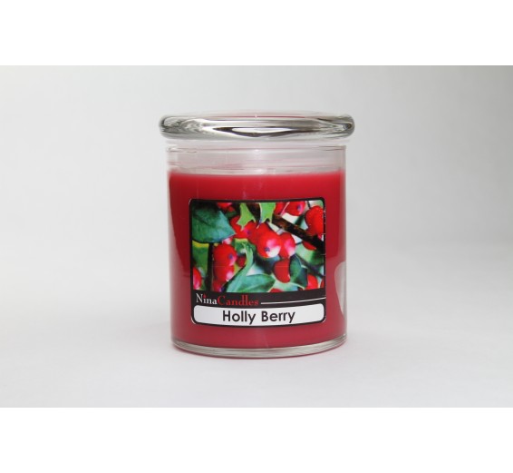 Holly Berry Jar - Medium (15oz)