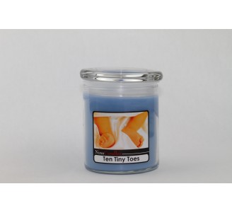 Ten Tiny Toes (Blue) Jar - Medium (15oz)