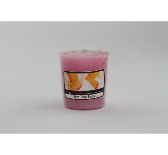 Ten Tiny Toes (Pink) Votive