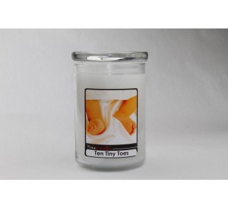 Ten Tiny Toes (White) Jar - Large (24oz)